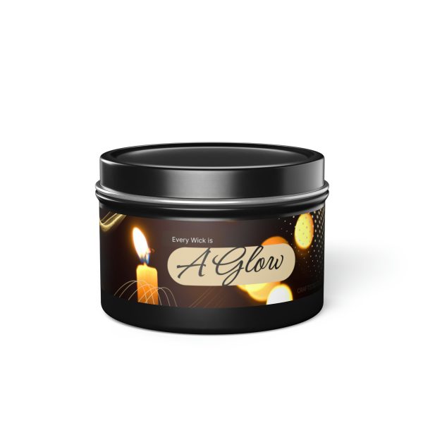 Tin Candles (Candlelights!) Evergreen scent, 4oz, natural coconut soy wax, hand-poured candle - Image 9