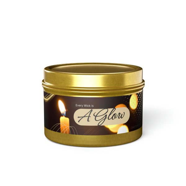 Tin Candles (Candlelights!) Evergreen scent, 4oz, natural coconut soy wax, hand-poured candle - Image 33