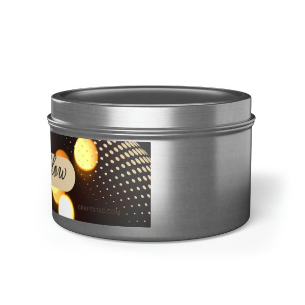 Tin Candles (Candlelights!) Evergreen scent, 8oz, natural coconut soy wax, hand-poured candle - Image 91