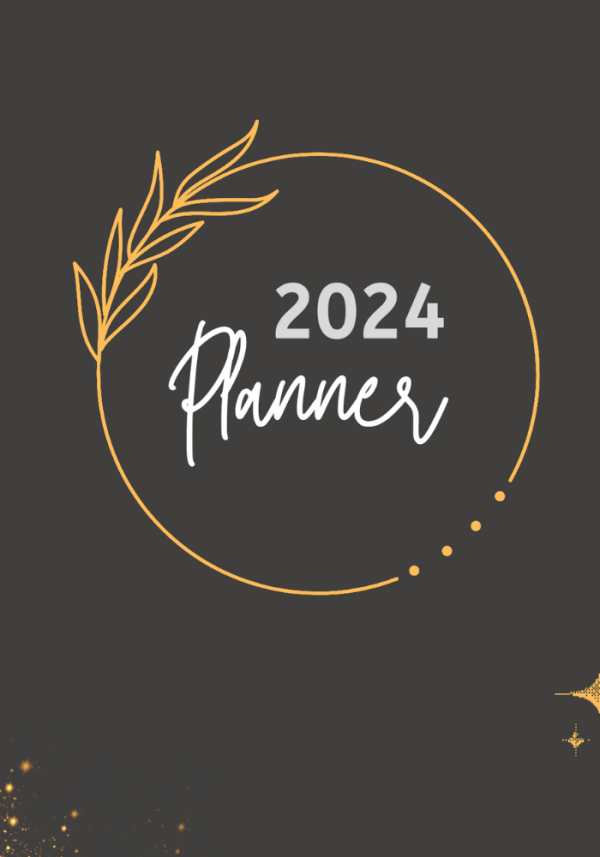 2024 Planner: January 2024 Through December 2024, Monthly Planner, Agenda, Budget, habit Tracker and Review.